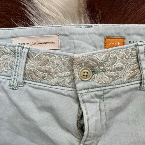 PILCRO AND THE LETTERPRESS Embroidered Pants - Picture 2 of 5